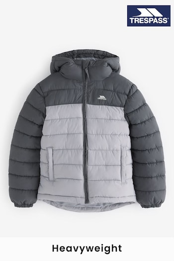 Trespass Kids Grey Oskar Padded Jacket (B90002) | £25