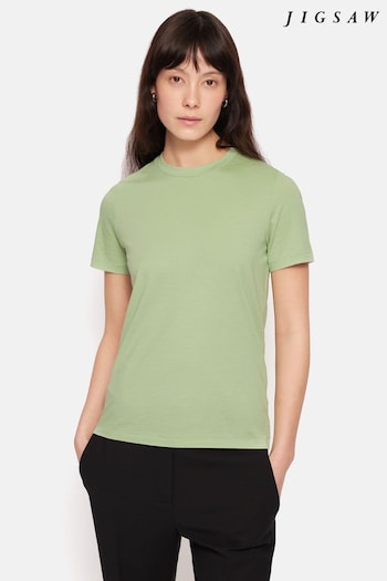 Jigsaw Supima Cotton Crew Neck T-Shirt (B90080) | £28