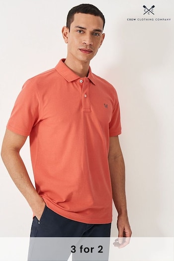 Crew Clothing Plain Cotton Classic Polo Shirt (B90358) | £40