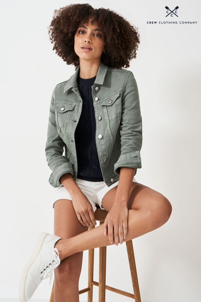 Buy Women s Jackets Crew Clothing Company Denim Coatsandjackets Online Next UK