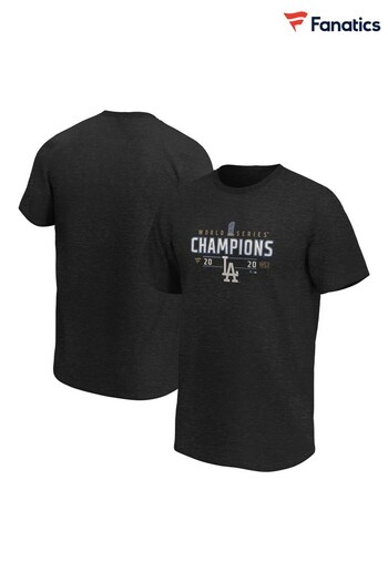 Fanatics Los Angeles Dodgers Branded 2020 World Series Champions Locker Room Black T-Shirt (B90527) | £28