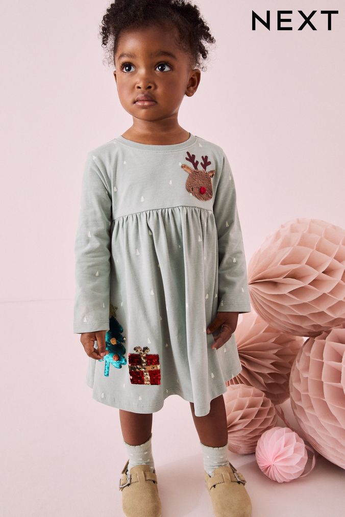 Next christmas dress girl top