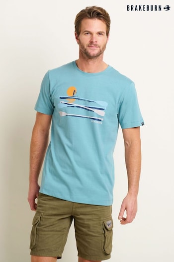 Brakeburn Blue Paddleboard T-Shirt (B90589) | £29