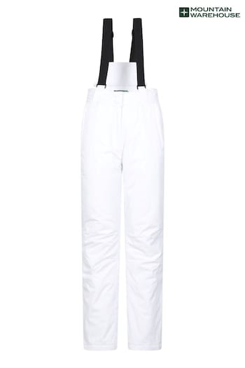 Mountain Warehouse White Womens Moon Ski Trousers (B90880) | £60
