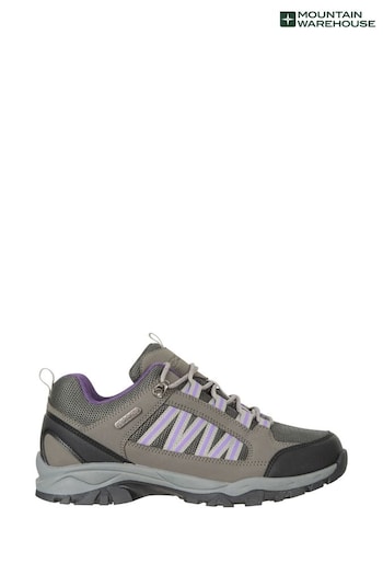 Mountain Warehouse Grey Path Waterproof Walking Shoes Kicks - Womens (B91031) | £43