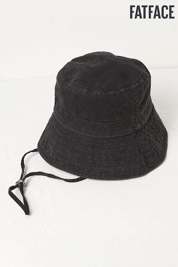 FatFace Black Bucket Hat (B91494) | £20