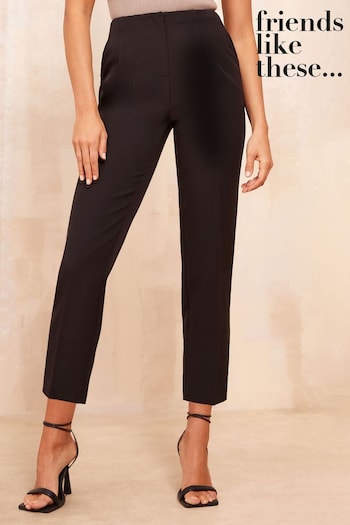 Friends Like These Black Tailored Ankle Grazer Trousers Co Ord Suit (B91732) | £30