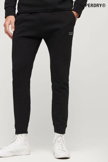 Superdry Black Sport Tech Tapered Joggers (B91772) | £60