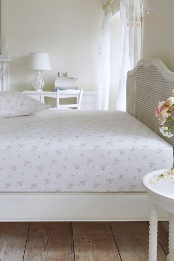 Shabby Chic by Rachel Ashwell® Floral 100% Cotton Rosabelle Deep Fitted Sheet (B91862) | £25 - £40