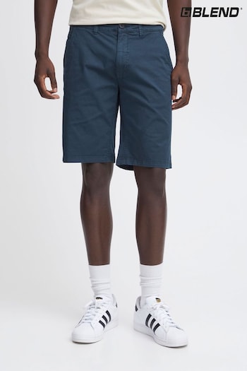 Blend Blue Stretch Chino Shorts (B91893) | £30