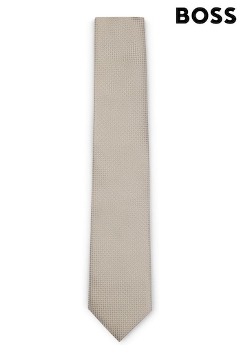 BOSS Natural Silk-Blend Tie And Pocket Square Set (B91962) | £99