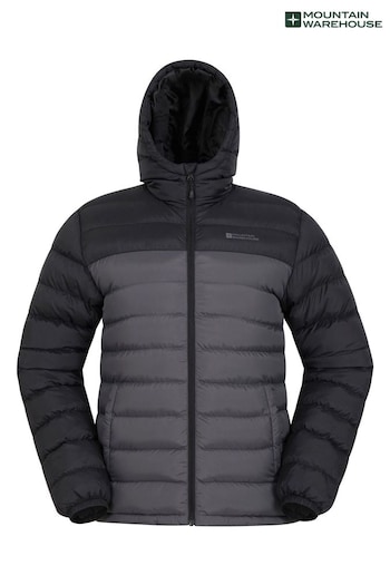 Mountain Warehouse Grey Mens Seasons Padded Thermal Jacket (B92030) | £64