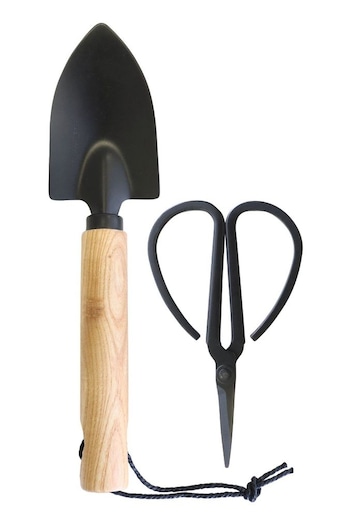 Portico Designs Black The Urban Gardener Mini Trowel and Indoor Plant Scissors (B92036) | £18
