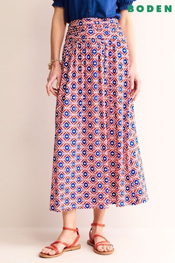 Boden Red Petite Rosaline Jersey Skirt (B92071) | £70