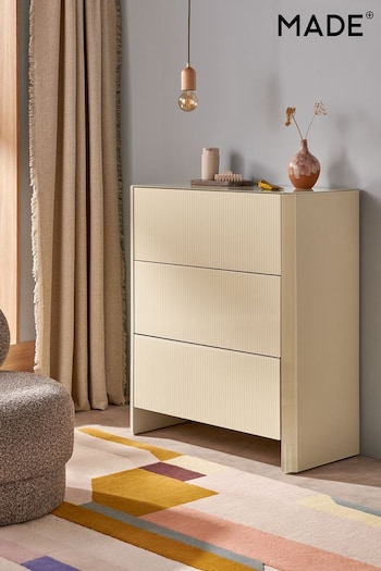 MADE.COM Ecru White Eleni Chest of Drawers (B92088) | £599