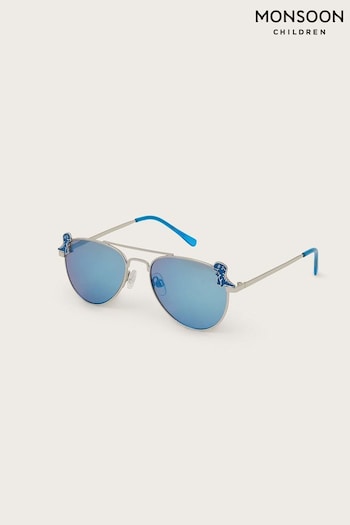 Monsoon Blue Dinosaur Aviator Sunglasses cat (B92330) | £15