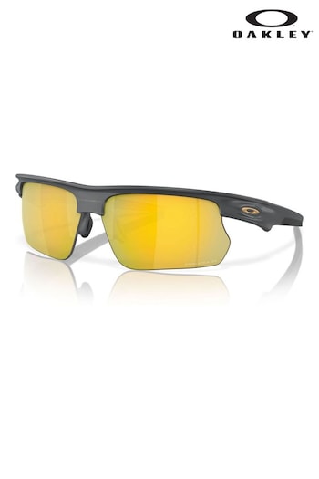 Oakley Bisphaera Oo9400 Rectangle Polarised Black Sunglasses (B92442) | £201