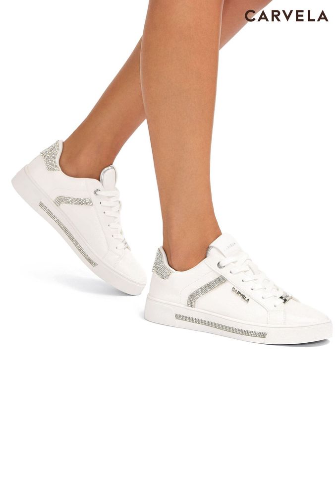 Ladies discount carvela trainers