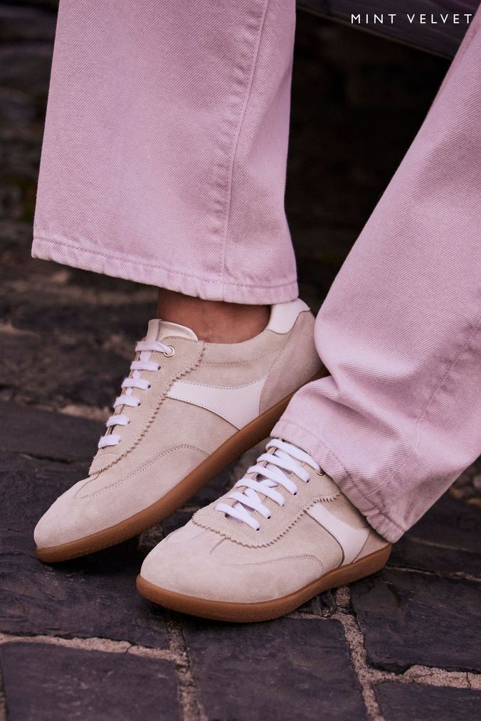 Buy Women s Trainers Cream Mint Velvet Casual Footwear Online AspennigeriaShops