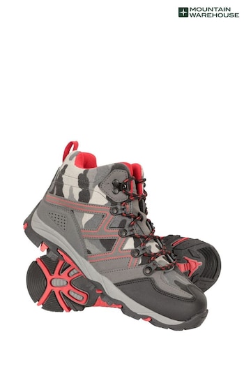 Mountain Warehouse Green Oscar Walking Boots padded (B92809) | £37