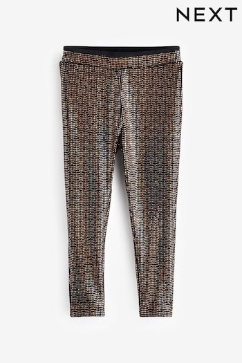 Bronze Sequin Leggings (3-16yrs) (B92816) | £0