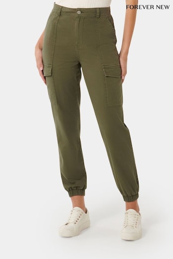 Forever New Green Jamie Cuffed Cargo Joggers (B92890) | £50