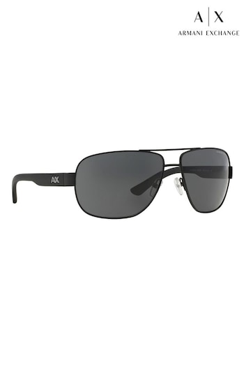Armani rba Exchange Ax2012S Pilot Black Sunglasses (B93082) | £87