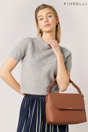 Fiorelli Eva Shoulder Brown Plain Bag (B93147) | £79