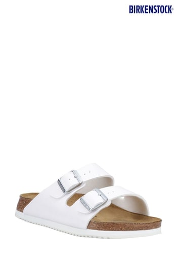 Birkenstock Arizona White Sandals (B93206) | £85