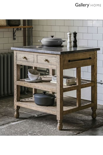 Gallery Home Natural Eastfield Kitchen Island Cabinets (B93254) | £1,400