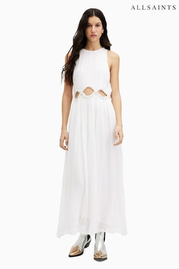 AllSaints White Mabel Dress (B93520) | £259