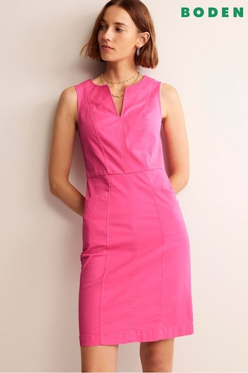 Boden Pink Helena Chino Short Dress (B93542) | £70