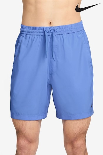 Nike Royal Blue Dri-FIT Form 7 inch Unlined Training Shorts (B93592) | £38