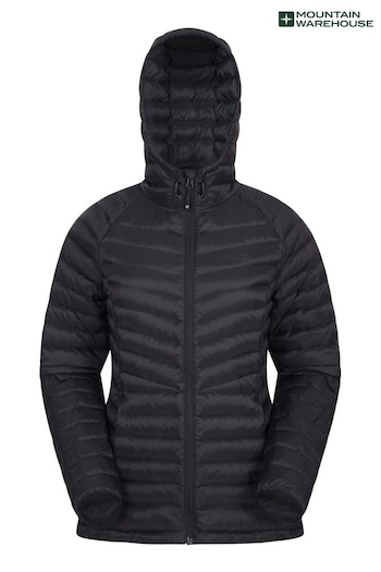 Mountain Warehouse Black Womens Skyline Hydrophobic Down Jacket (B93656) | £112