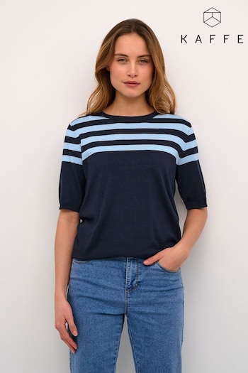 Kaffe Milo Short Sleeve Knit Top (B93816) | £40