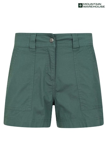 Mountain Warehouse Green Womens Coast Lightweight Outdoor Shorts (B93895) | £23