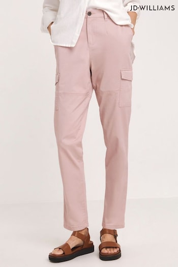 JD Williams Pink OPP Cargo Tapered Trousers (B93943) | £25