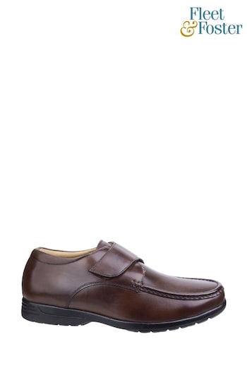 Fleet & Foster Fred Dual Fit Brown Moccasins (B94222) | £60