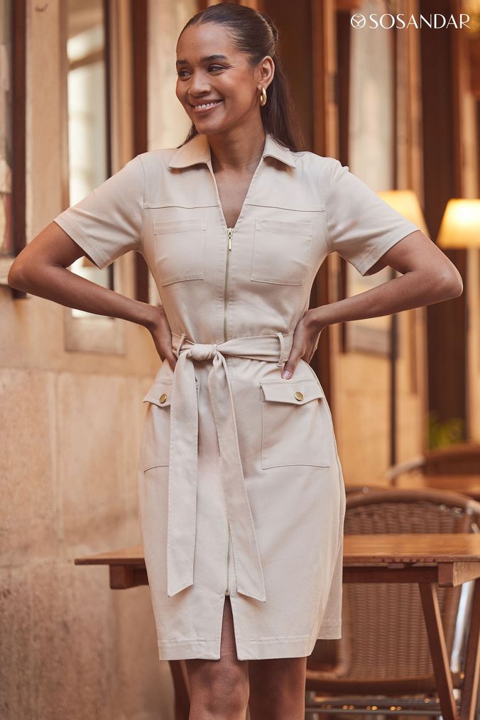 Utility style dress cheap