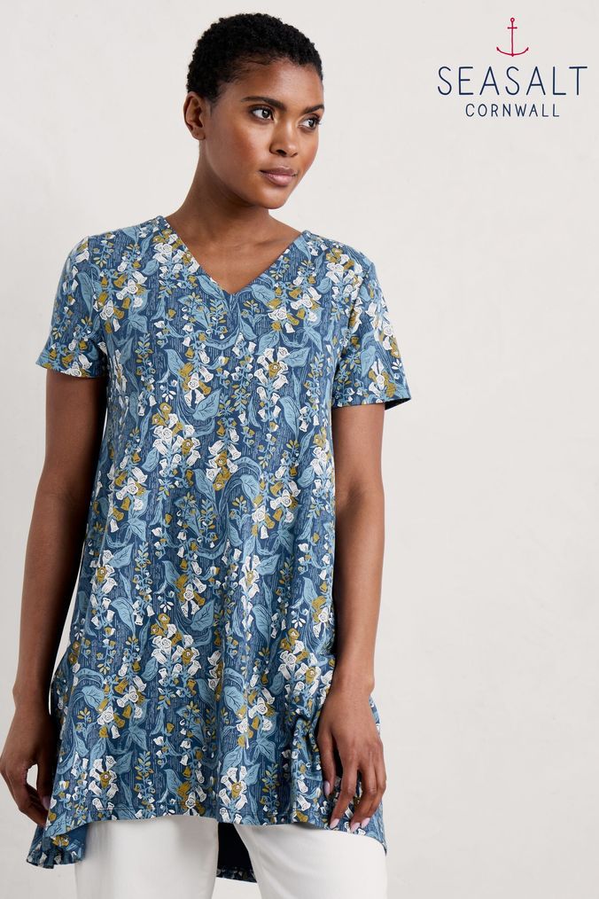 Short sleeve tunic top tops