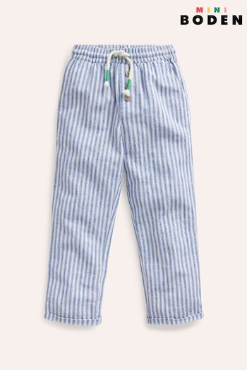 Boden Blue Summer Pull-On Trousers (B94573) | £27 - £29