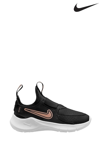 Nike Black/Gold Junior Flex Runner 3 Trainers (B94630) | £33