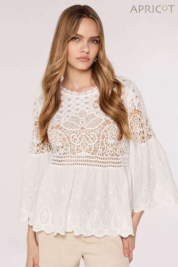 Apricot Cream Apricot Cream Feather Necklace Print Cocoon Dress (B94679) | £39