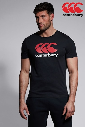 Canterbury Adult Mens CCC Logo Black T-Shirt (B94685) | £24