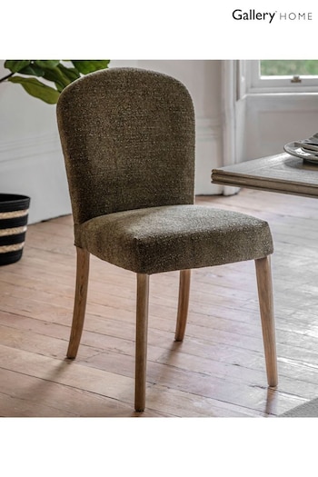 Gallery Home Set of 2 Green Holland Dining Chairs (B94718) | £500