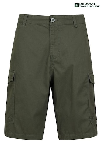 Mountain Warehouse Green Mens Lakeside Cargo Duo Shorts (B94820) | £26