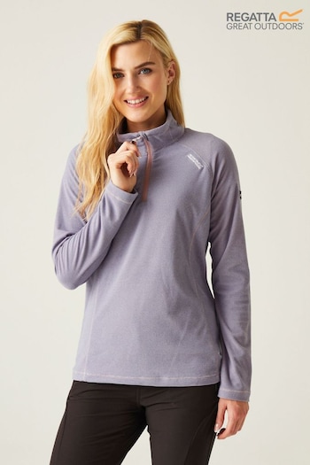 Regatta Womens Purple Montes Half Zip Fleece (B94854) | £21