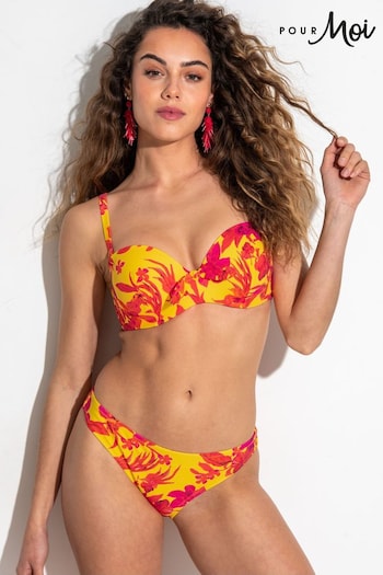 Pour Moi Yellow Heatwave Bikini Briefs (B94869) | £22