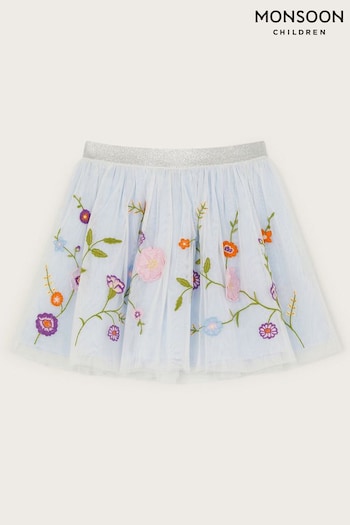 Monsoon Embroidered Tulle Skirt (B95028) | £28 - £33
