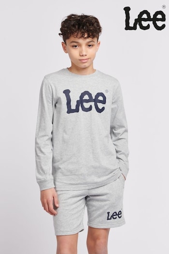 Lee Boys Wobbly Graphic Long Sleeve T-Shirt (B95075) | £20 - £24